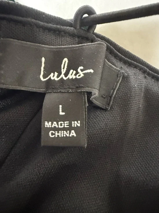 ◾️Lulu's Black Sequin Slip Mini Dress◾️ - Picture 5 of 8